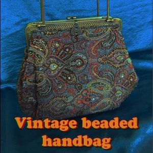 🤎 vintage beaded handbag 🤎